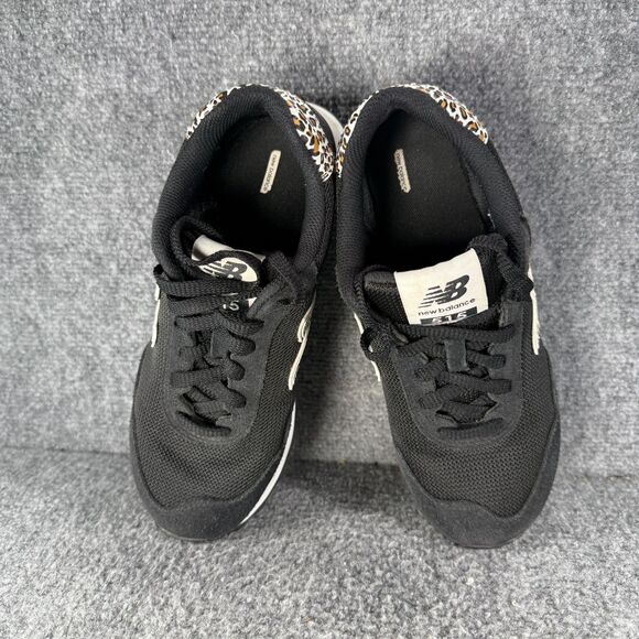 New Balance 515 Womens Size 8 Shoes Black Leopard Suede Athletic Sneakers - Picture 8 of 11